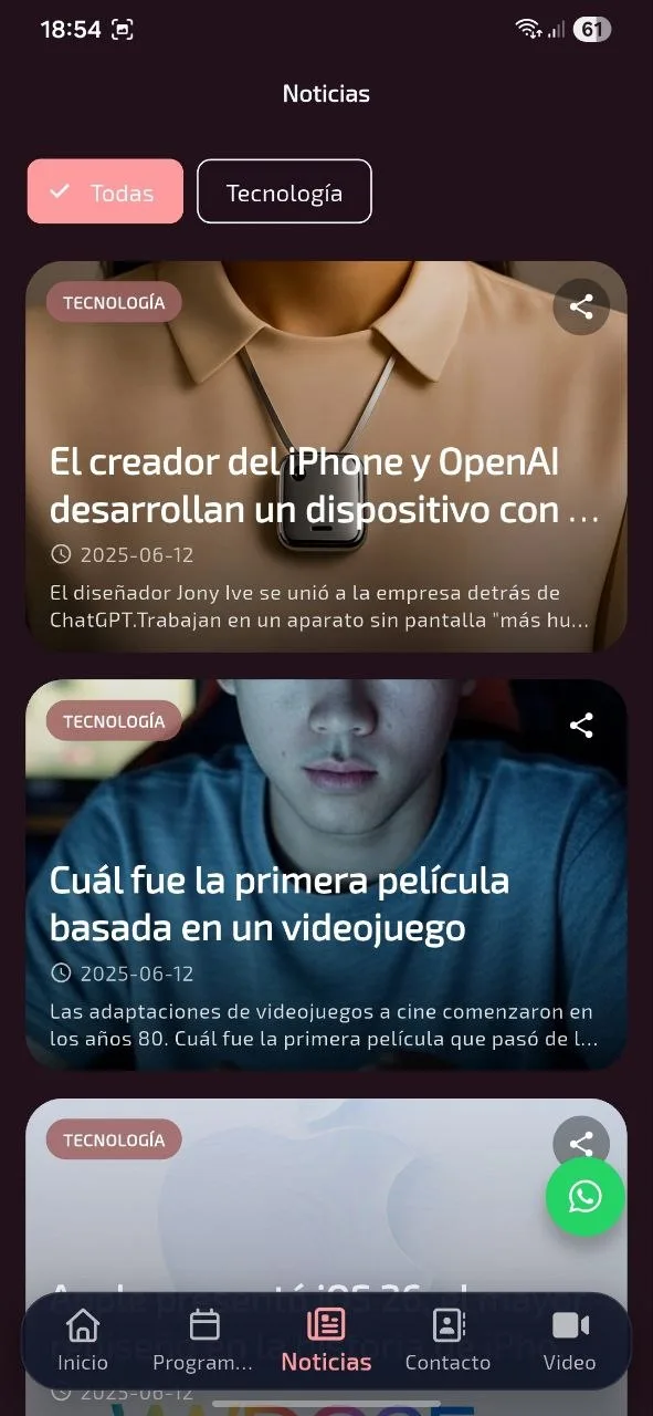 App Ultra - Noticias